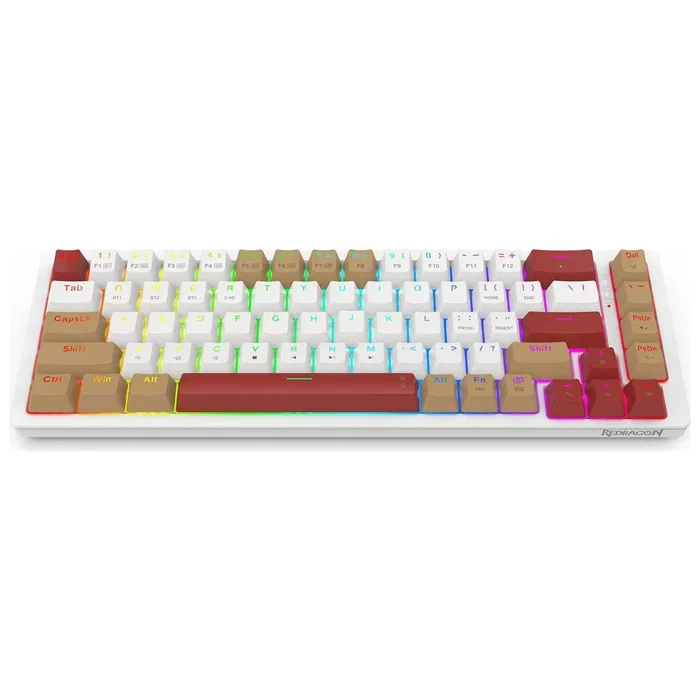 Redragon Rammus K677WLR-RGB-PRO Teclado Mecánico Inalámbrico 68 Teclas RGB Layout Polaco