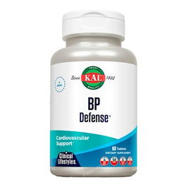 KAL Bp Defense 60 Comp. Apoyo Nutritivo Salud Arterial Presión Sanguínea Potasio Plantas Antioxidantes Aminoácidos Vegano