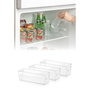 Hermia Organizadores de Frigorífico Transparente Plástico Set de 3 Piezas 29.5x20.5x9 cm