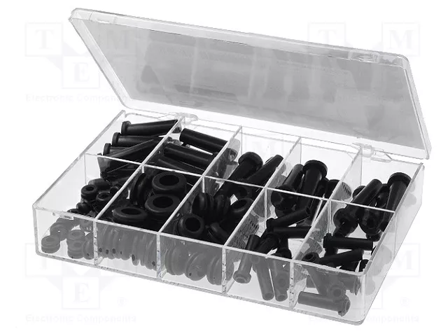 HELLERMANNTYTON Juego de pasacables y capuchones HOT-KIT HELLERMANNTYTON Juego de pasacables y capuchones HOT-KIT