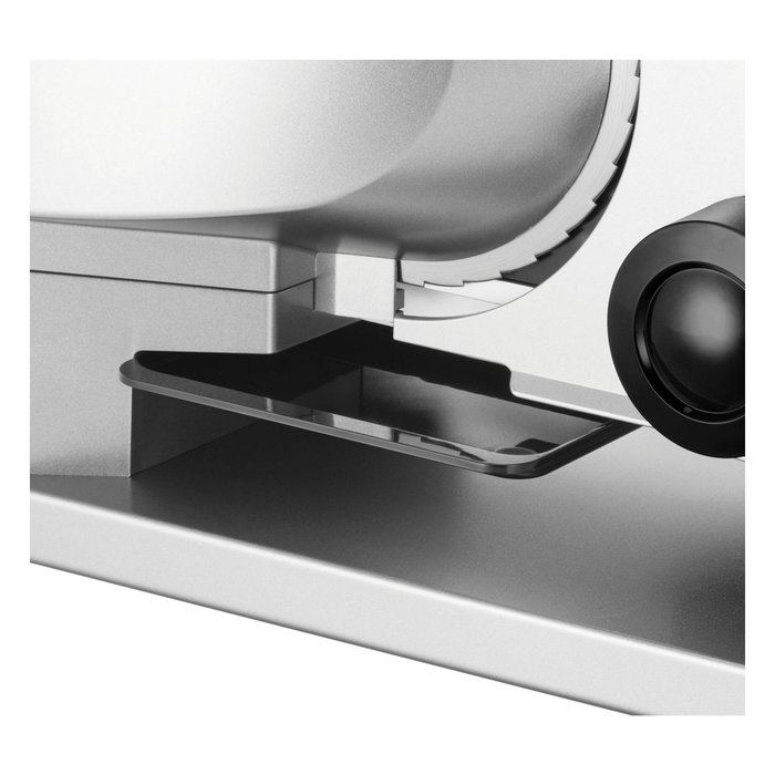 Unold 78826 Cortafiambres Metal Plus, Plata/Negro