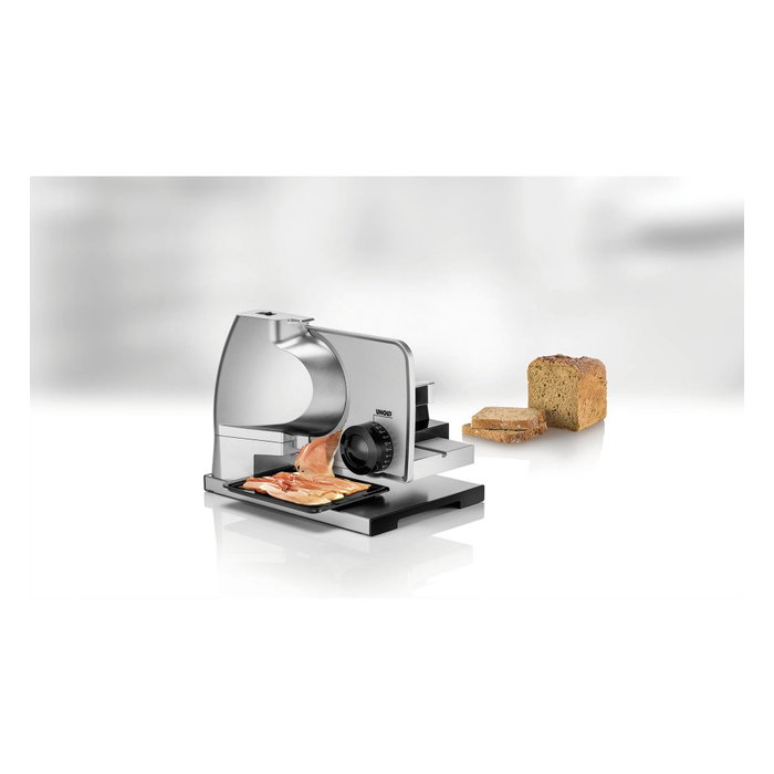 Unold 78826 Cortafiambres Metal Plus, Plata/Negro