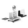 Unold 78826 Cortafiambres Metal Plus, Plata/Negro
