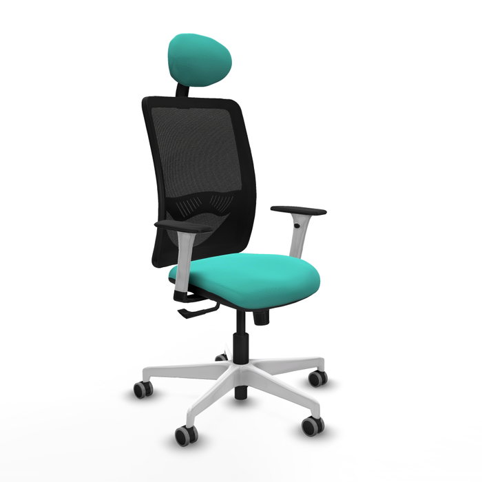 PIQUERAS Y CRESPO Silla de oficina Zulema Turquesa y Negro PIQUERAS Y CRESPO Silla de oficina Zulema Turquesa y Negro