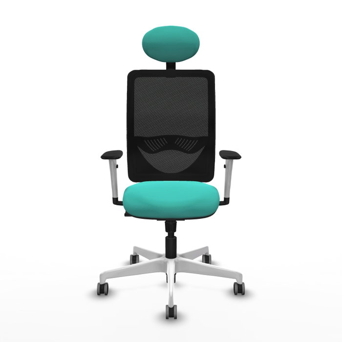 PIQUERAS Y CRESPO Silla de oficina Zulema Turquesa y Negro PIQUERAS Y CRESPO Silla de oficina Zulema Turquesa y Negro