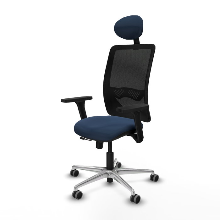 PIQUERAS Y CRESPO Silla de oficina Zulema con Mecanismo Sincro/Traslack, Azul Marino y Negro PIQUERAS Y CRESPO Silla de oficina Zulema con Mecanismo Sincro/Traslack, Azul Marino y Negro