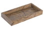 DKD Home Decor Bandeja de Mármol Marrón 30,5x15,5x3,8 cm de la Colección Marmol 2025