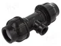 GEBO Conector de apriete Plast 32 x 1/2'' x 32 para tuberías PE