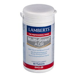 LAMBERTS Multi-Guard ADR 60 Comprimidos - Fórmula Multinutriente con Vitaminas, Minerales y Ginseng Coreano