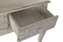 DKD Home Decor Consola Indio Natural Blanco Mango 91 x 42 x 81 cm