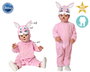 Disfraz Conejo Unisex Bebé Rosa 12-24 Meses