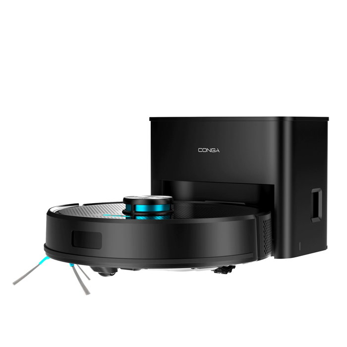 Cecotec Conga Y50 Robot aspirador y fregador Negro