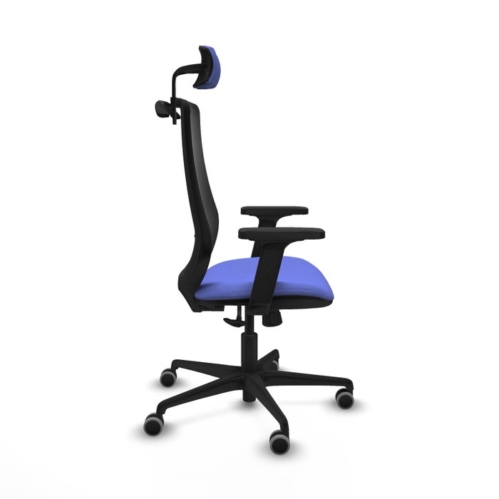 PIQUERAS Y CRESPO Silla de oficina Mardos Azul claro y Negro