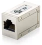 Equip 221169 Adaptador (Cambiador de Género) RJ-45 Hembra/Hembra Metálico, Conectores Chapados en Oro, Compatible con Cable Cat6a