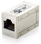Equip 221169 Adaptador (Cambiador de Género) RJ-45 Hembra/Hembra Metálico, Conectores Chapados en Oro, Compatible con Cable Cat6a