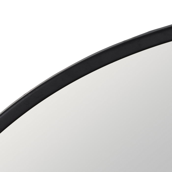 Espejo Negro Metal Decoración 69 X 11,50 X 43 cm