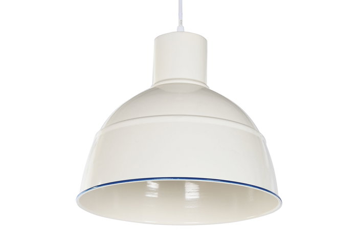 DKD Home Decor Lámpara Techo Mediterraneo Blanco Azul 32.5 x 30 x 32.5 cm