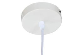 DKD Home Decor Lámpara Techo Mediterraneo Blanco Azul 32.5 x 30 x 32.5 cm