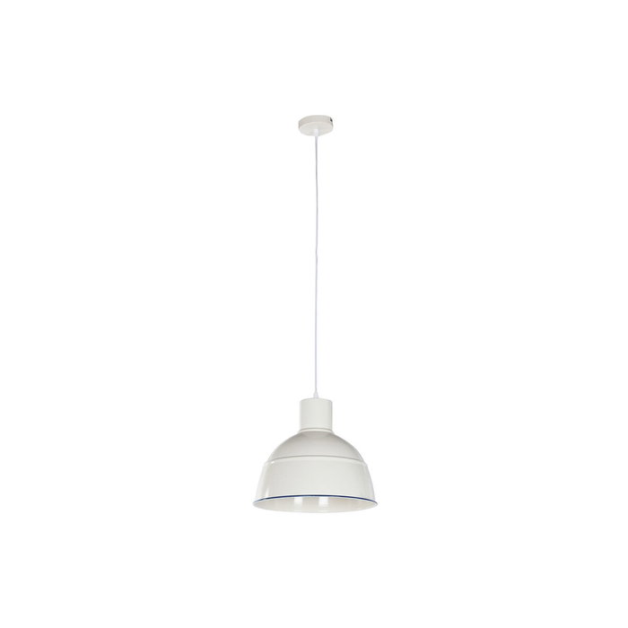 DKD Home Decor Lámpara de Techo de Metal Blanco