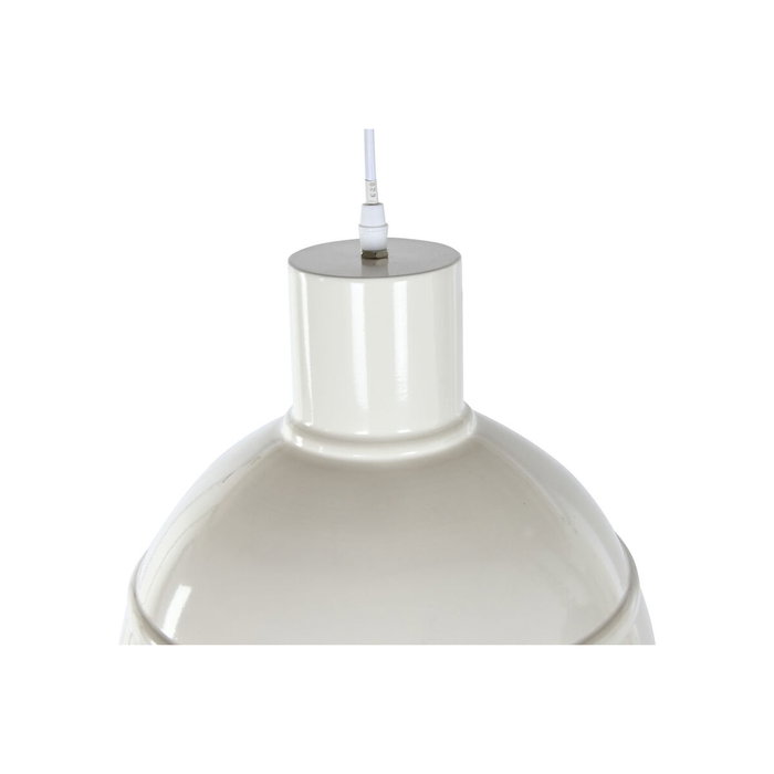 DKD Home Decor Lámpara de Techo de Metal Blanco