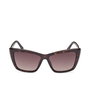 Guess Gafas GU00098 52F Gafas de Sol para Mujer Cat-Eye Havana Marrón 55mm