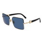 Ferragamo SF302SLN-703 Gafas de Sol para Mujer, Dorado/Amarillo