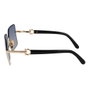 Ferragamo SF302SLN-703 Gafas de Sol para Mujer, Dorado/Amarillo