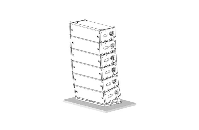 JBLPRO Placa Base 50.8cm Ancho x 35.6cm Alto x 86.4cm Largo