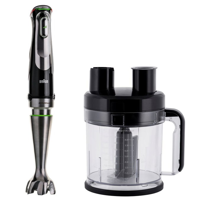 Braun MultiQuick 9 MQ 9195XLI Batidora de inmersión Negro/Acero inoxidable