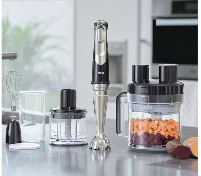 Braun MultiQuick 9 MQ 9195XLI Batidora de inmersión Negro/Acero inoxidable