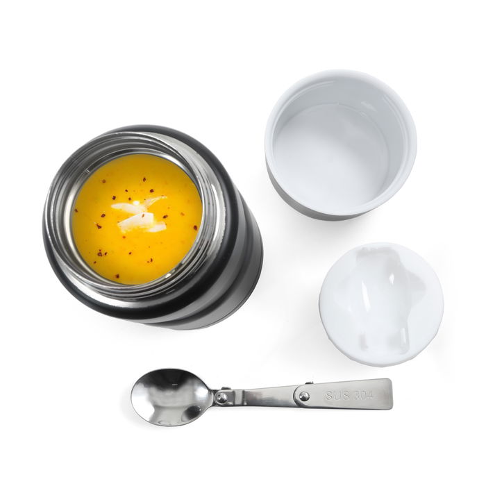 Thermosport Termo Comida Acero Negro 750 ml 9.3 x 18.4 x 9.3 cm (6 Unidades) Thermosport Termo Comida Acero Negro 750 ml 9.3 x 18.4 x 9.3 cm (6 Unidades)