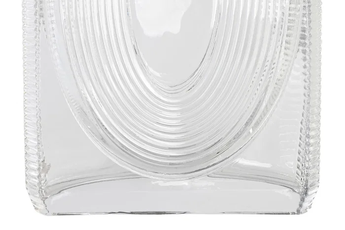 DKD Home Decor Jarrón de Cristal Transparente 22x9x23 cm