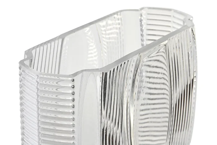 DKD Home Decor Jarrón de Cristal Transparente 22x9x23 cm