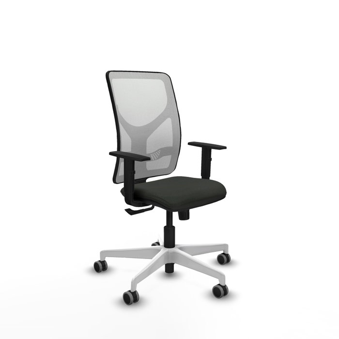 PIQUERAS Y CRESPO Silla de oficina Motilla con Mecanismo Sincro, Negro/Blanco PIQUERAS Y CRESPO Silla de oficina Motilla con Mecanismo Sincro, Negro/Blanco