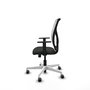 PIQUERAS Y CRESPO Silla de oficina Motilla con Mecanismo Sincro, Negro/Blanco