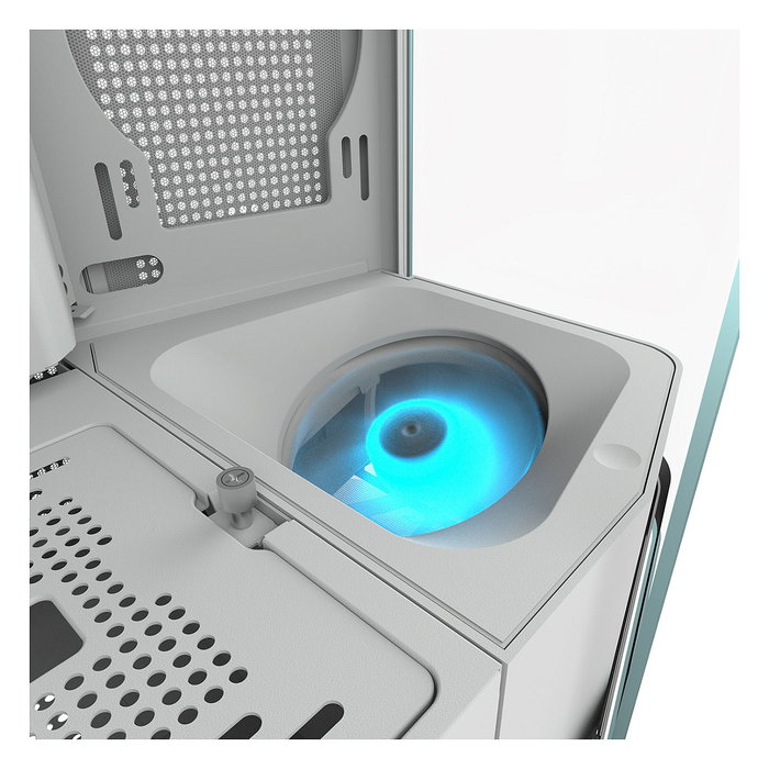 Cougar CGR-58M6W-RGB Midi Tower PC Blanco ATX EATX micro ATX Mini-ITX Vidrio Templado ARGB