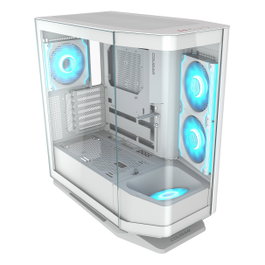 Cougar CGR-58M6W-RGB Midi Tower PC Blanco ATX EATX micro ATX Mini-ITX Vidrio Templado ARGB