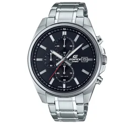 Casio Reloj Analógico de Acero Inoxidable con Indicación de Fecha y Resistencia al Agua 10 Bares