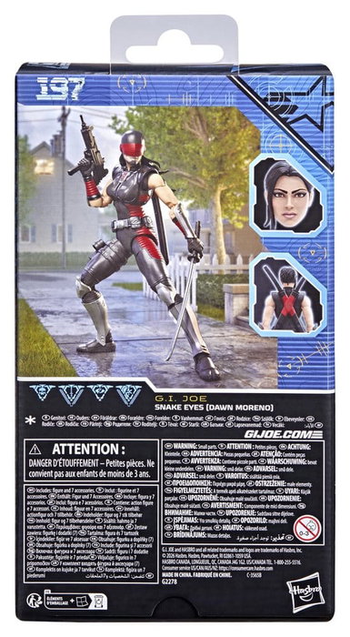 Hasbro G.I. Joe Classified Series Figura Snake Eyes (Dawn Moreno) 15 cm Hasbro G.I. Joe Classified Series Figura Snake Eyes (Dawn Moreno) 15 cm