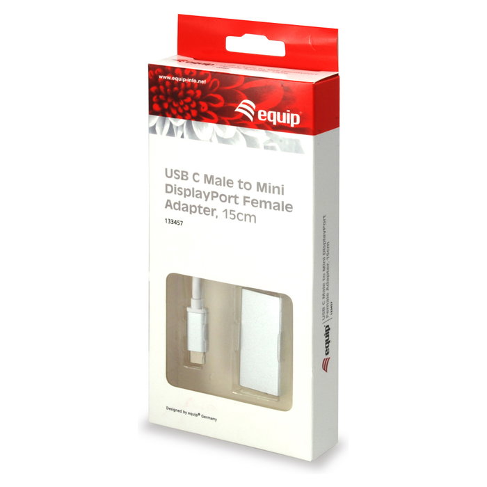 Equip Adaptador USB-C a Mini DisplayPort Blanco 133457