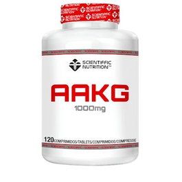 Scientific Nutrition AAKG 1000 Mg 120 Tabletulas - Suplemento de Arginina y Alfa-Cetoglutarato