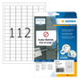 HERMA 4211 Etiquetas A4 Blancas 25,4x16,9 mm 2800 unidades