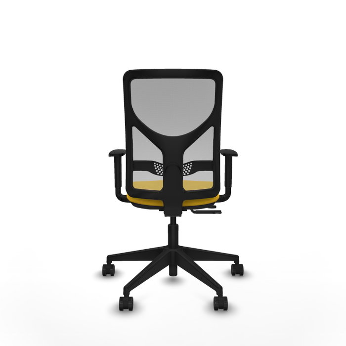 PIQUERAS Y CRESPO Silla de oficina Motilla con mecanismo Sincro/Traslack, Amarillo y Gris PIQUERAS Y CRESPO Silla de oficina Motilla con mecanismo Sincro/Traslack, Amarillo y Gris