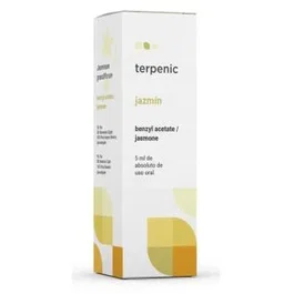 TERPENIC Aceite Esencial de Jazmín Absoluto, Alimentario, 5ml, 100% Puro de Jasminum grandiflorum