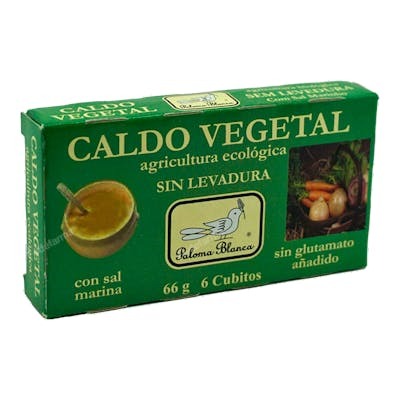 INTEGRALIA Caldo Vegetal sin Levadura ecológico 6 cubitos