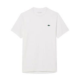 Camiseta de Manga Corta Hombre Lacoste Core Performance Blanco 15-16 Años