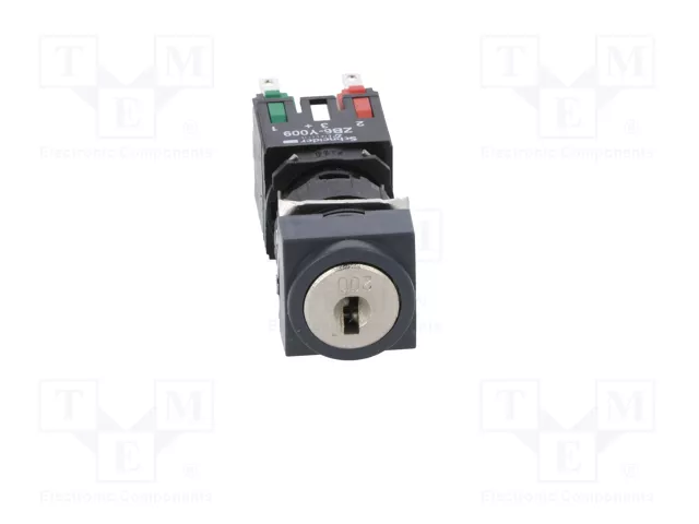 SCHNEIDER ELECTRIC Interruptor rotativo con llave Harmony XB6 Negro 16mm
