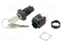 SCHNEIDER ELECTRIC Interruptor rotativo con llave Harmony XB6 Negro 16mm