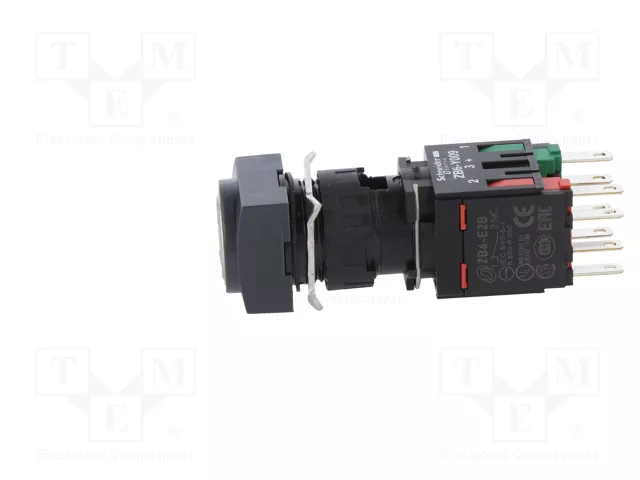 SCHNEIDER ELECTRIC Interruptor rotativo con llave Harmony XB6 Negro 16mm