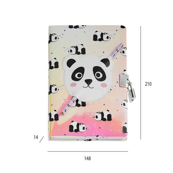 Apli Diario Secreto Holográfico Panda B2F